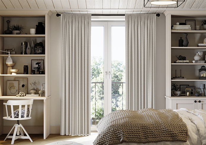 Dew Drop, Metallic Ivory - Made to Measure Curtains - Image 3